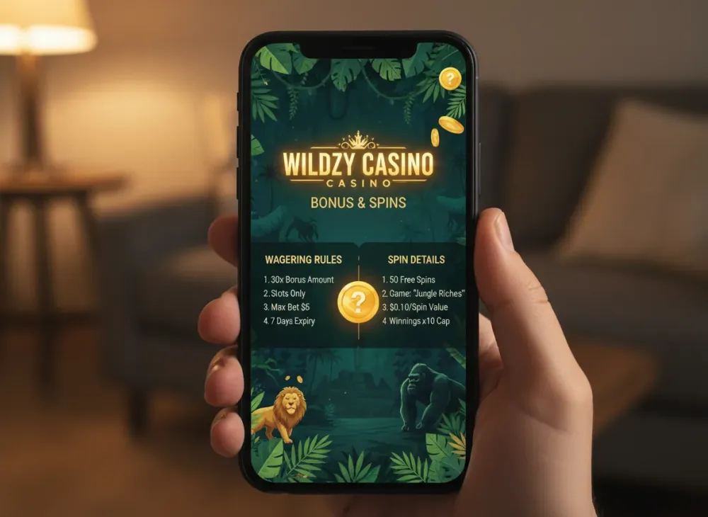 Wildzy casino bonus Wagering Rules and Spin Details