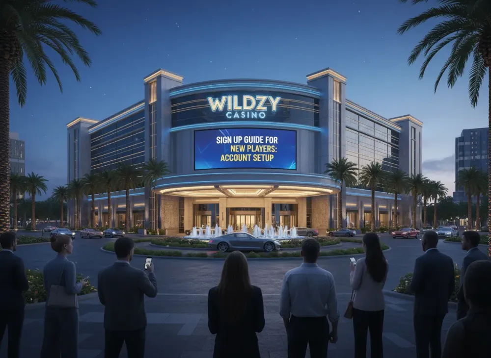 Wildzy casino sign up guide for new players account setup